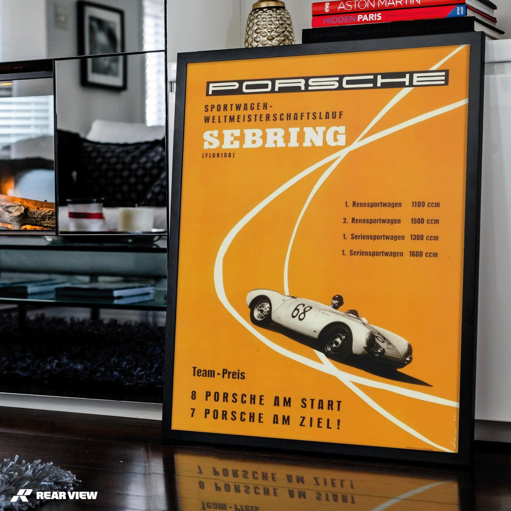 Sebring-Rennen - Vintage-Rennposter