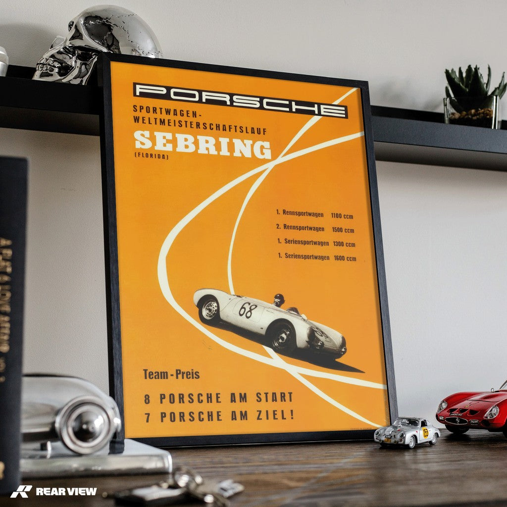 Sebring Race - Vintage Race Poster