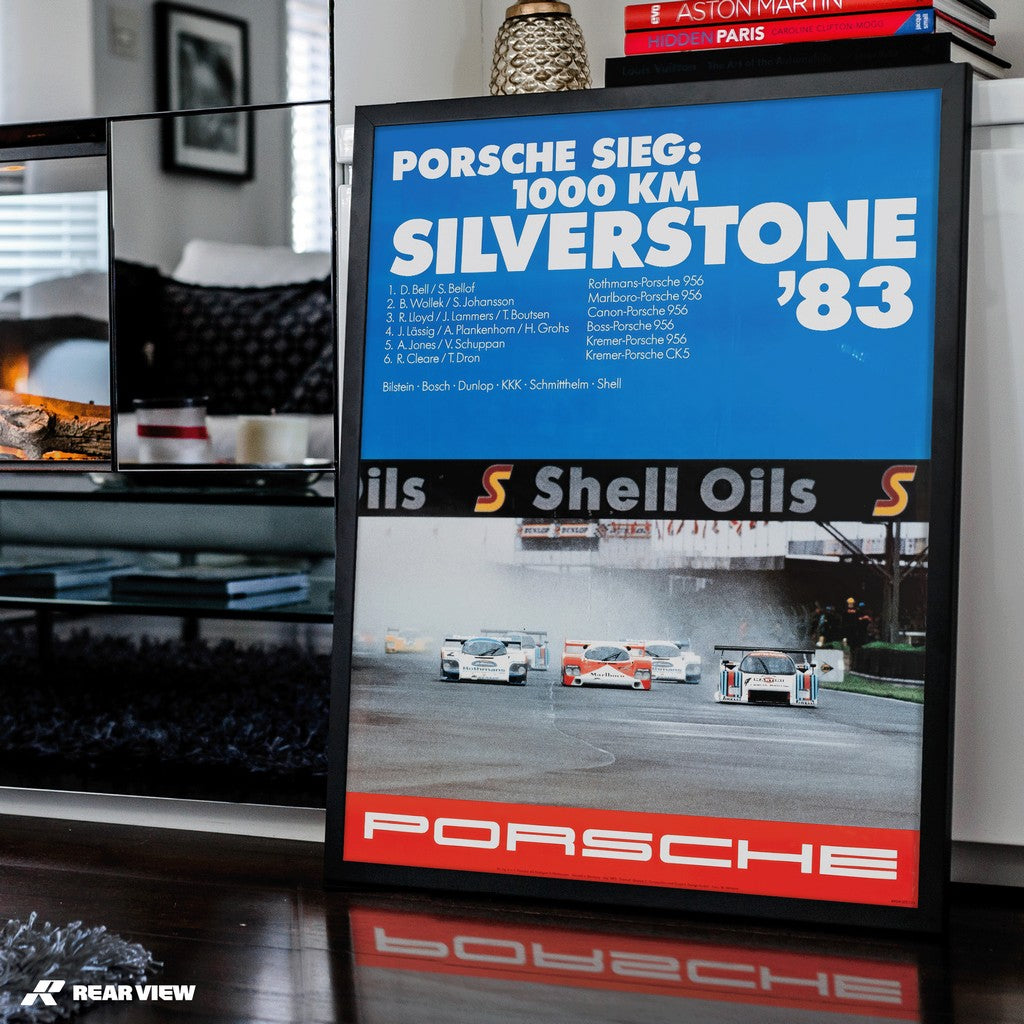 1000 Kilometers Silverstone 1983 - Vintage Race Poster