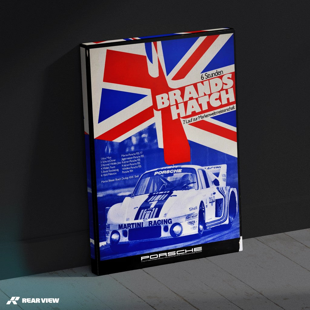 935 - Brands Hatch World Sports Car Champions 1977 Poster