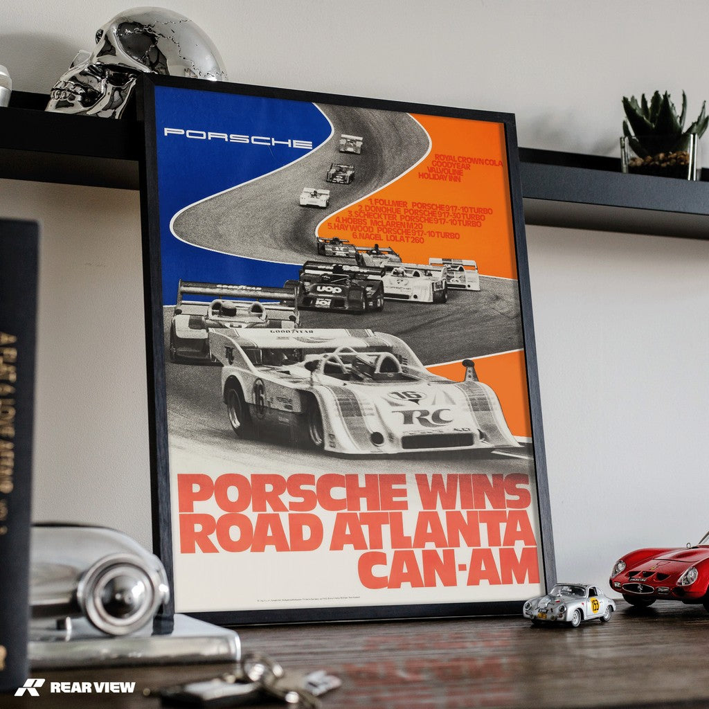 917 - Straße Atlanta Can-Am 1973 Poster