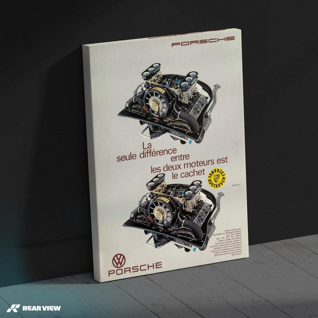German Car Engine - Art Print