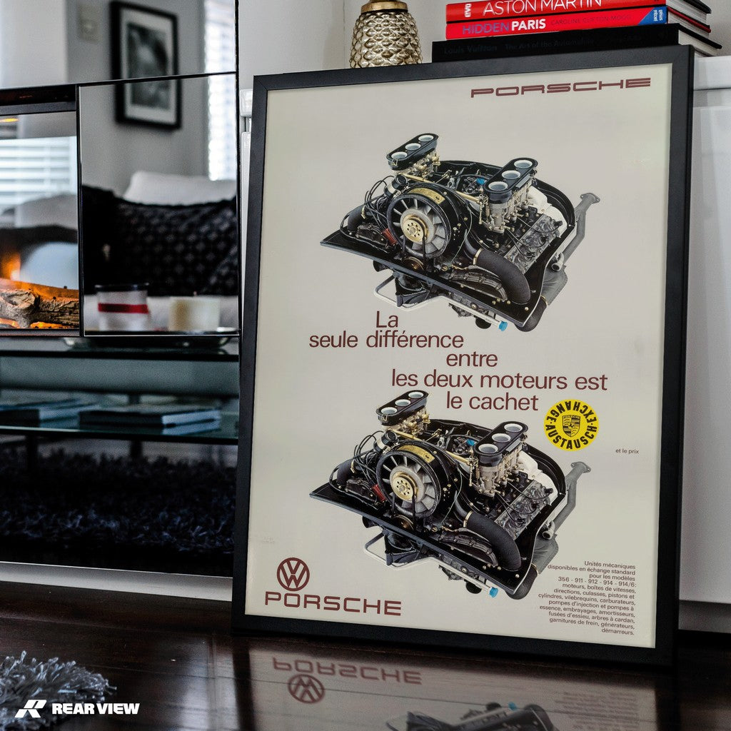 German Car Engine - Art Print