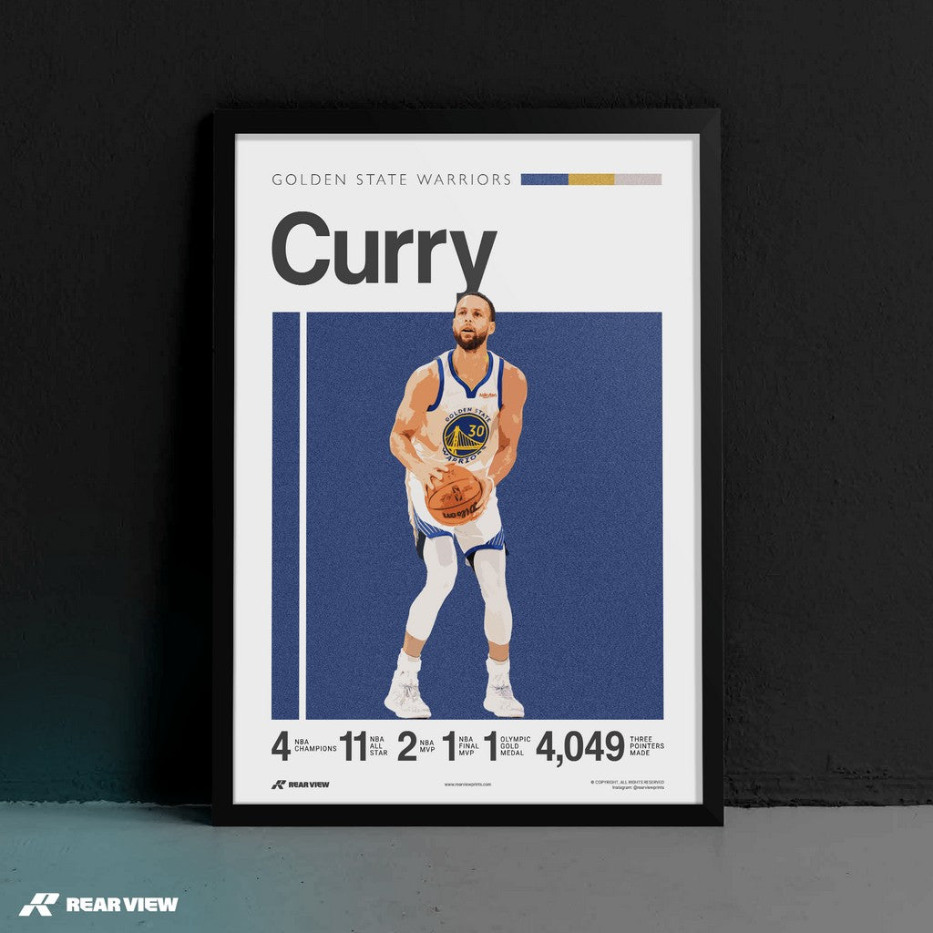 Bay Point Guard - Curry Art Print