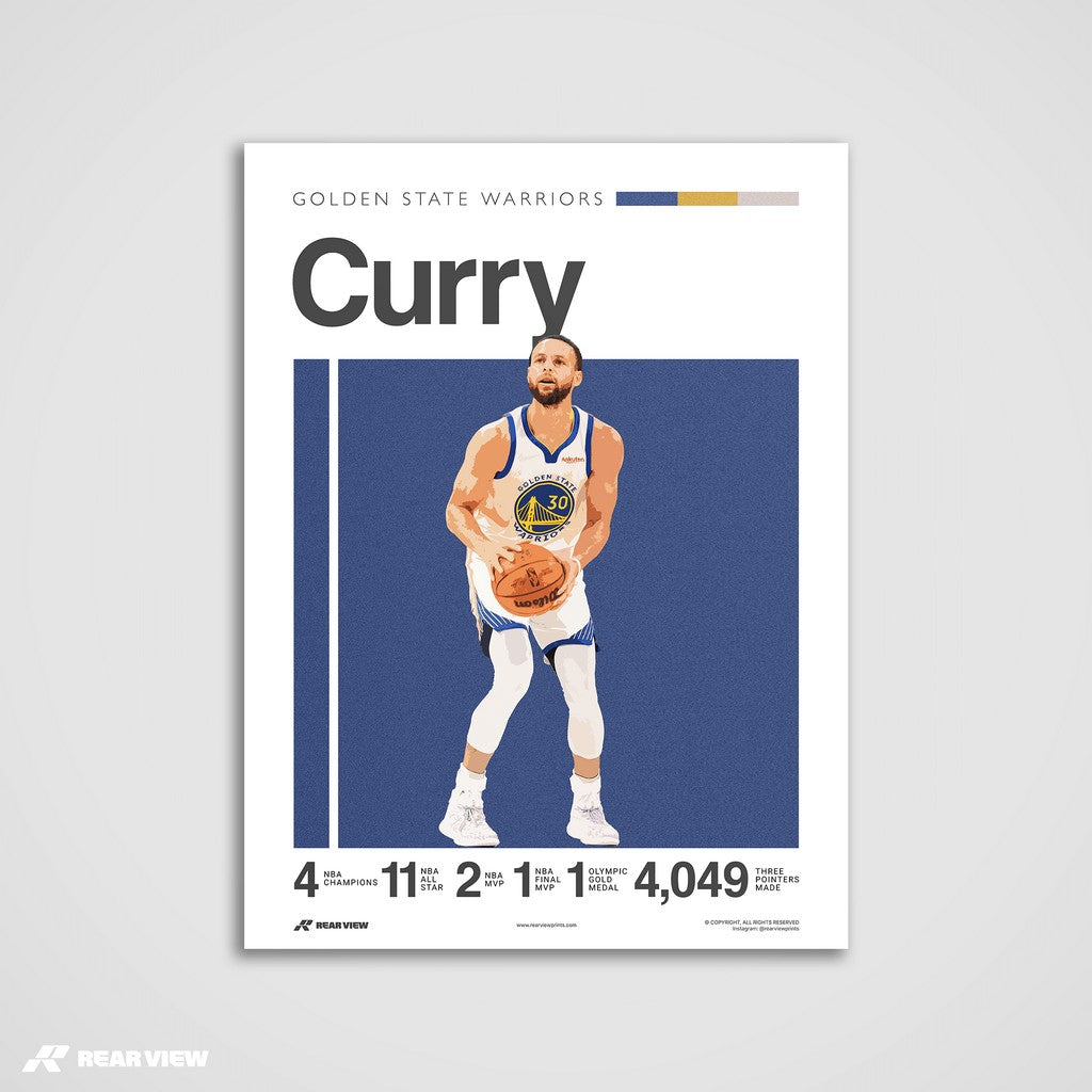 Bay Point Guard - Curry Art Print