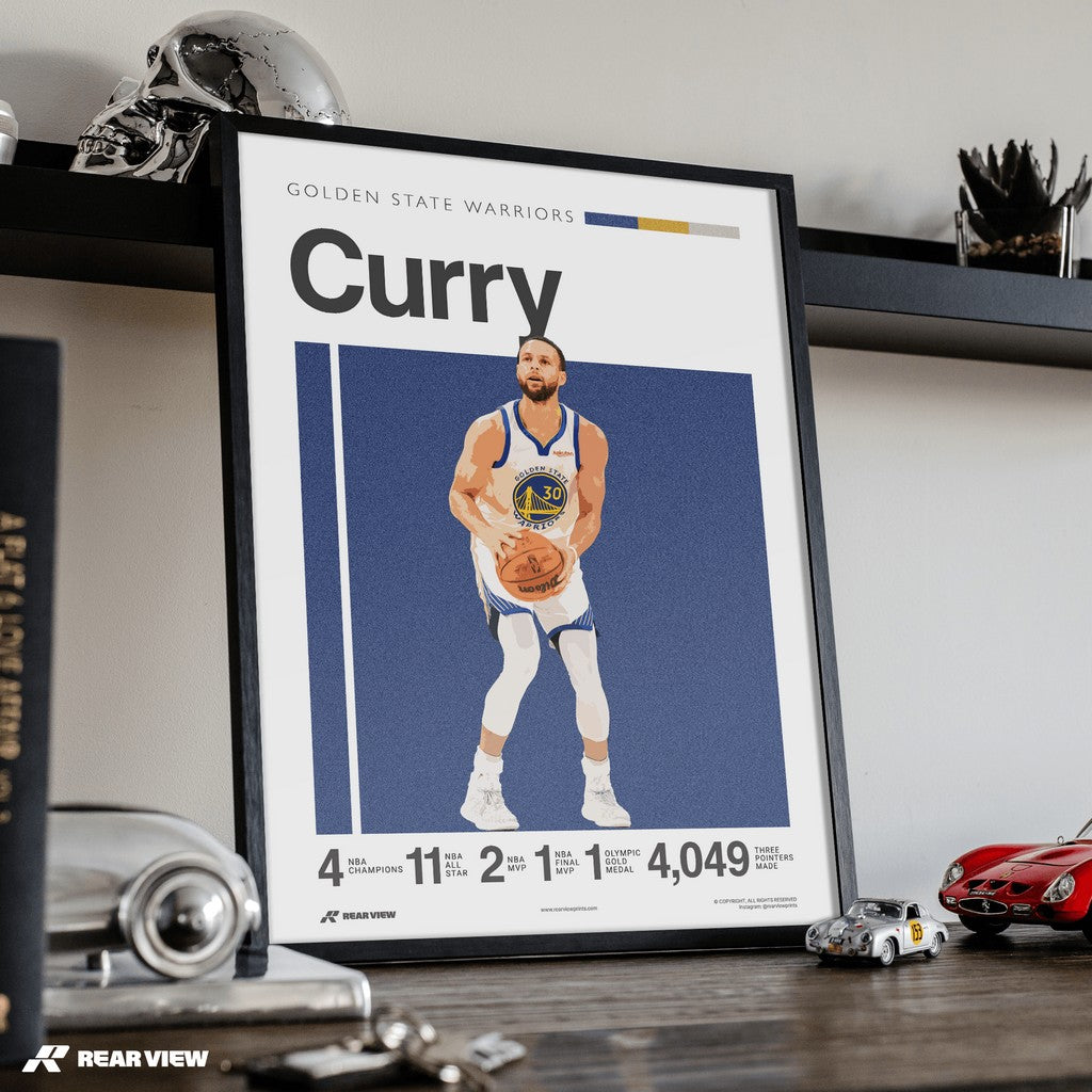 Bay Point Guard - Curry Art Print