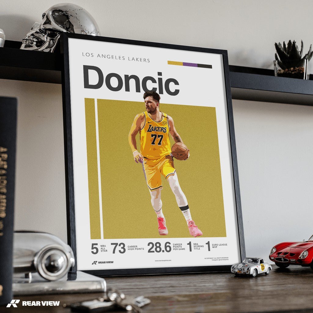 Stepback Ice – Dončić Art Print