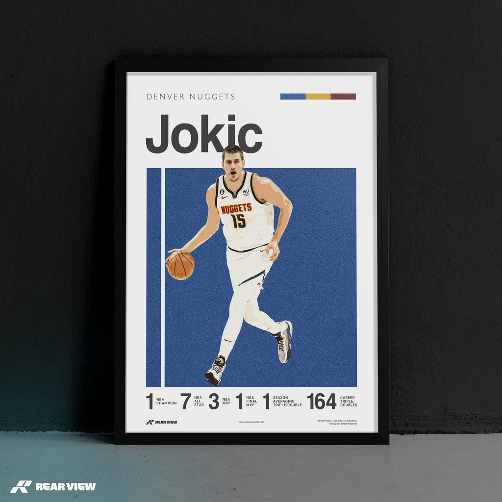 Court Composer – Jokić Art Print