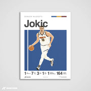Court Composer – Jokić Art Print