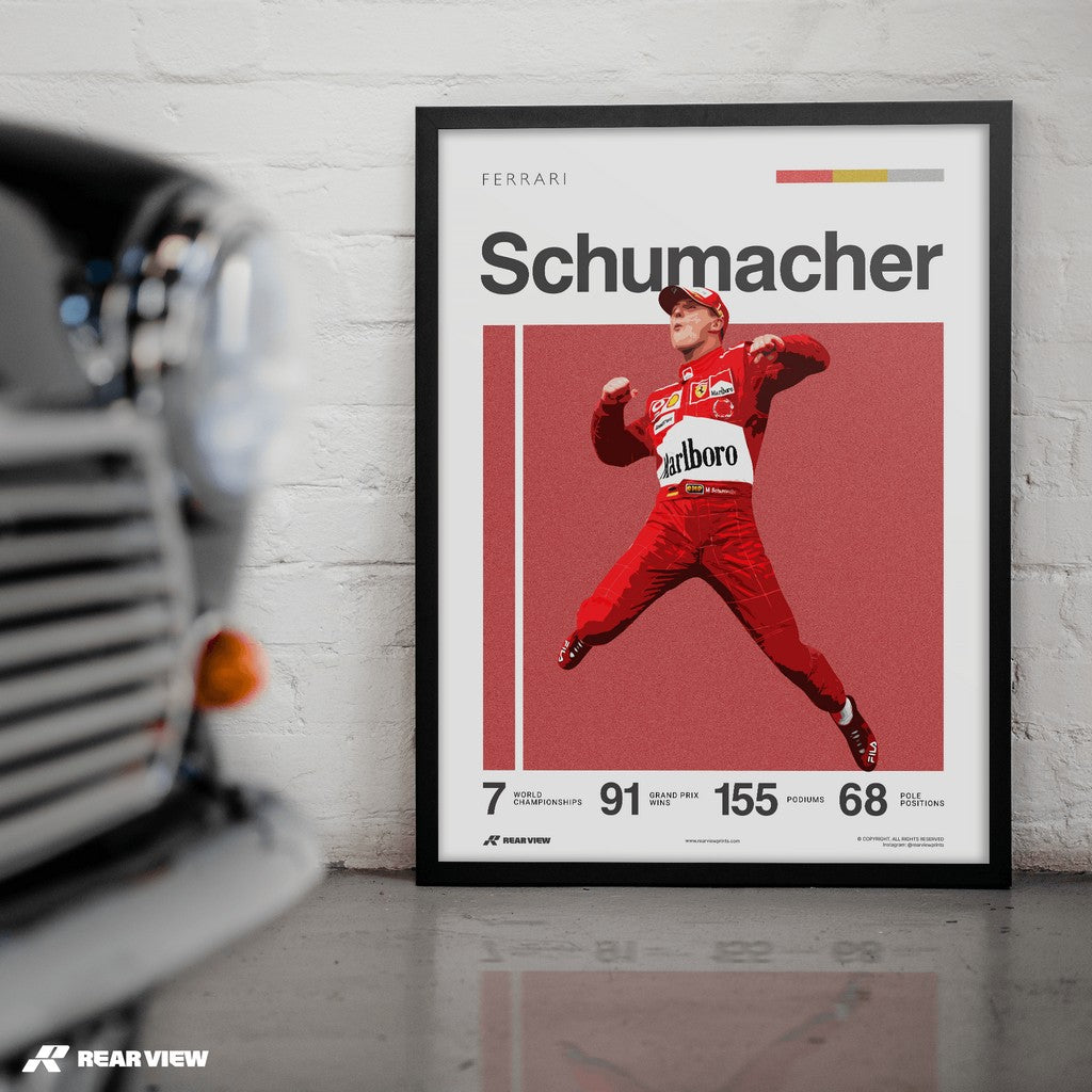 Kerpener Rennfahrer - Schumacher Kunstdruck