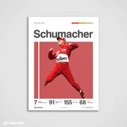 Kerpener Rennfahrer - Schumacher Kunstdruck