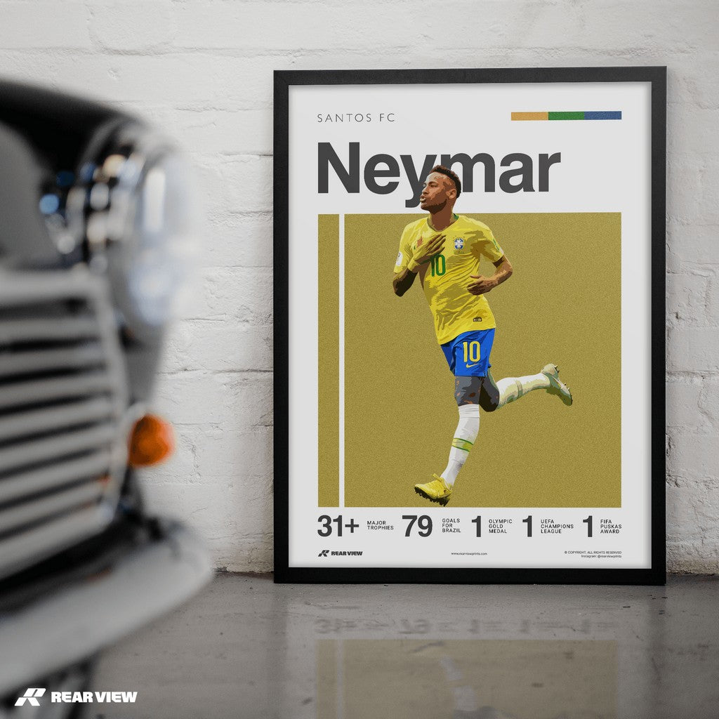 Samba Skills – Neymar Art Print