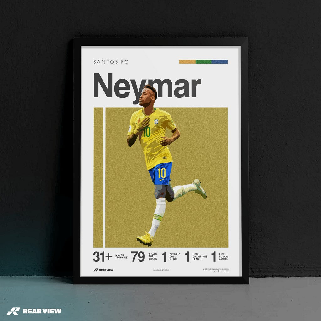 Samba Skills – Neymar Art Print