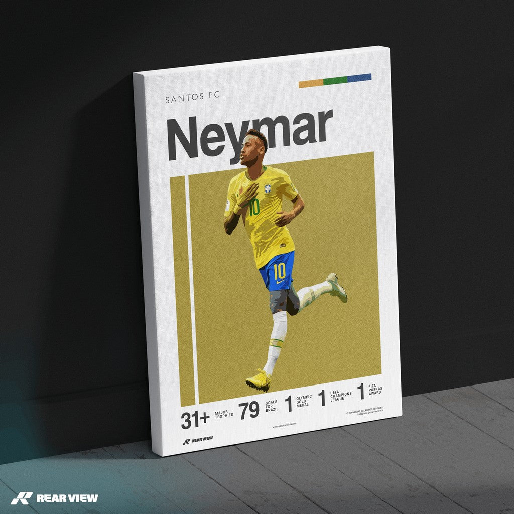 Samba Skills – Neymar Art Print