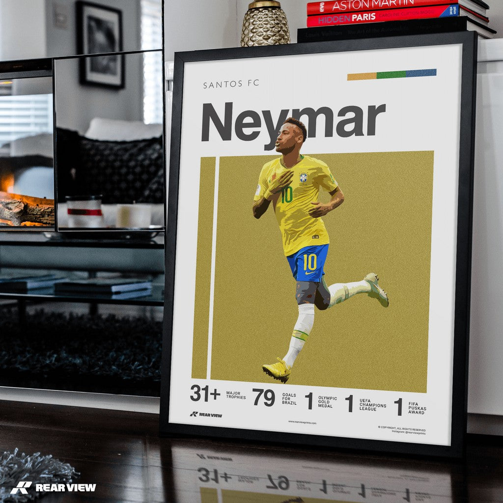 Samba Skills – Neymar Art Print