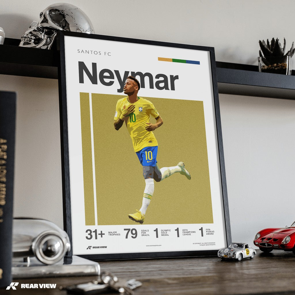Samba Skills – Neymar Art Print
