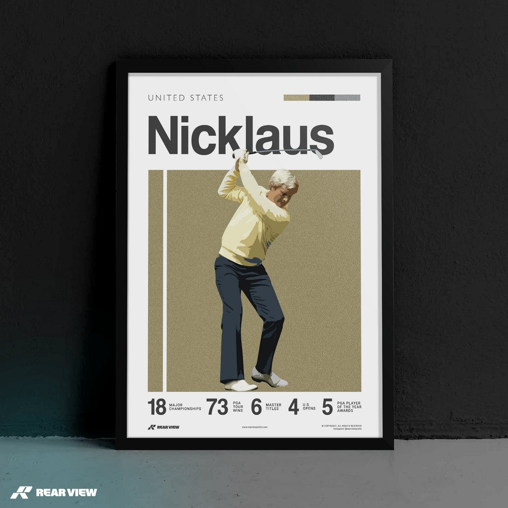 Golden Grip – Nicklaus Art Print