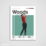 Cypress Golfer - Woods Art Print