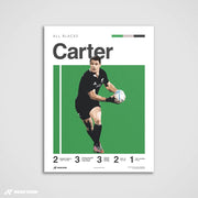 Canterbury Flyhalf - Carter Art Print
