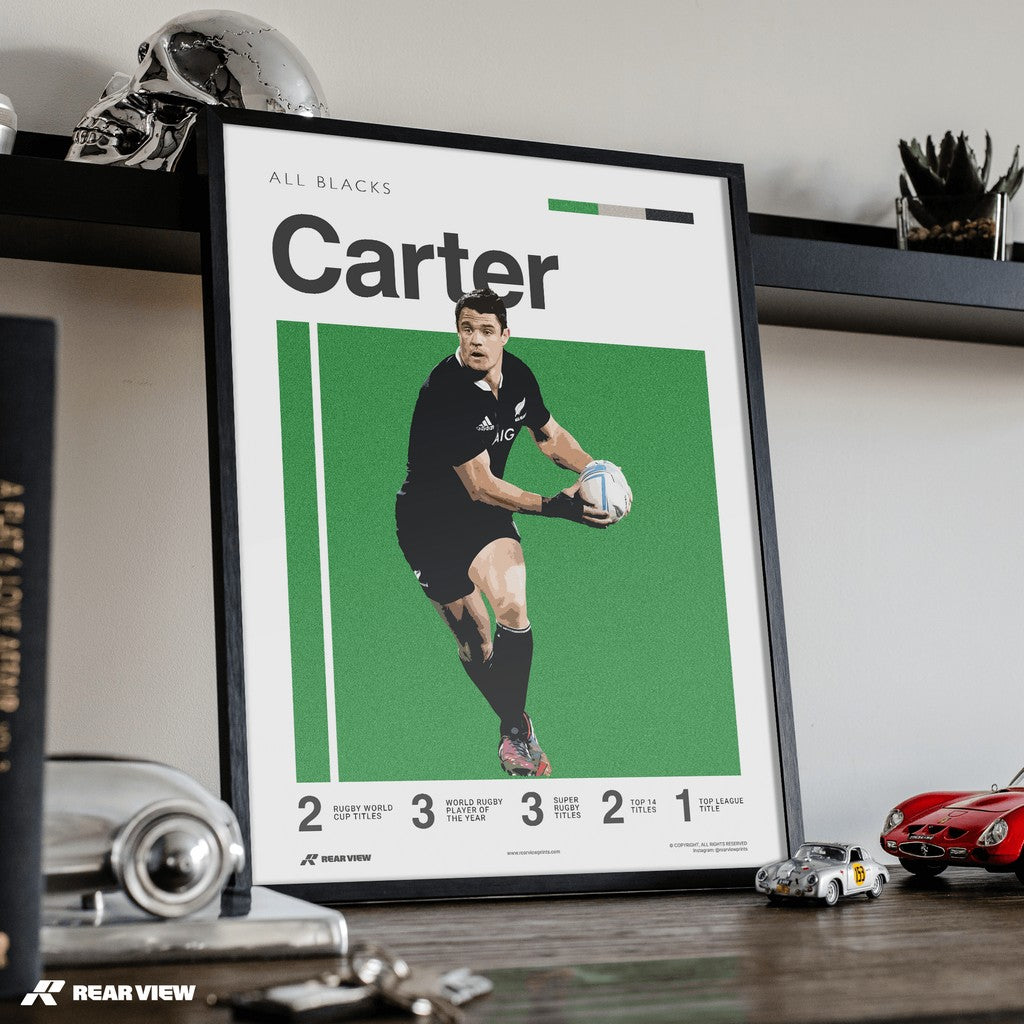 Canterbury Flyhalf - Carter Art Print
