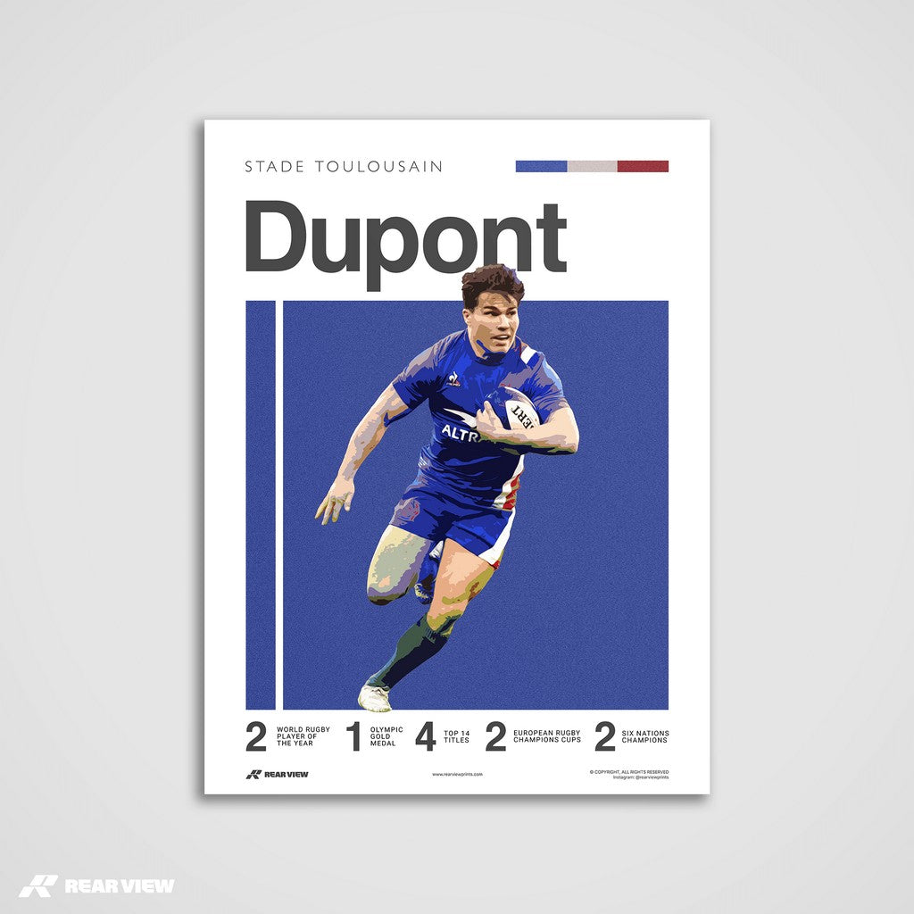 Toulouse Scrumhalf - Dupont Art Print