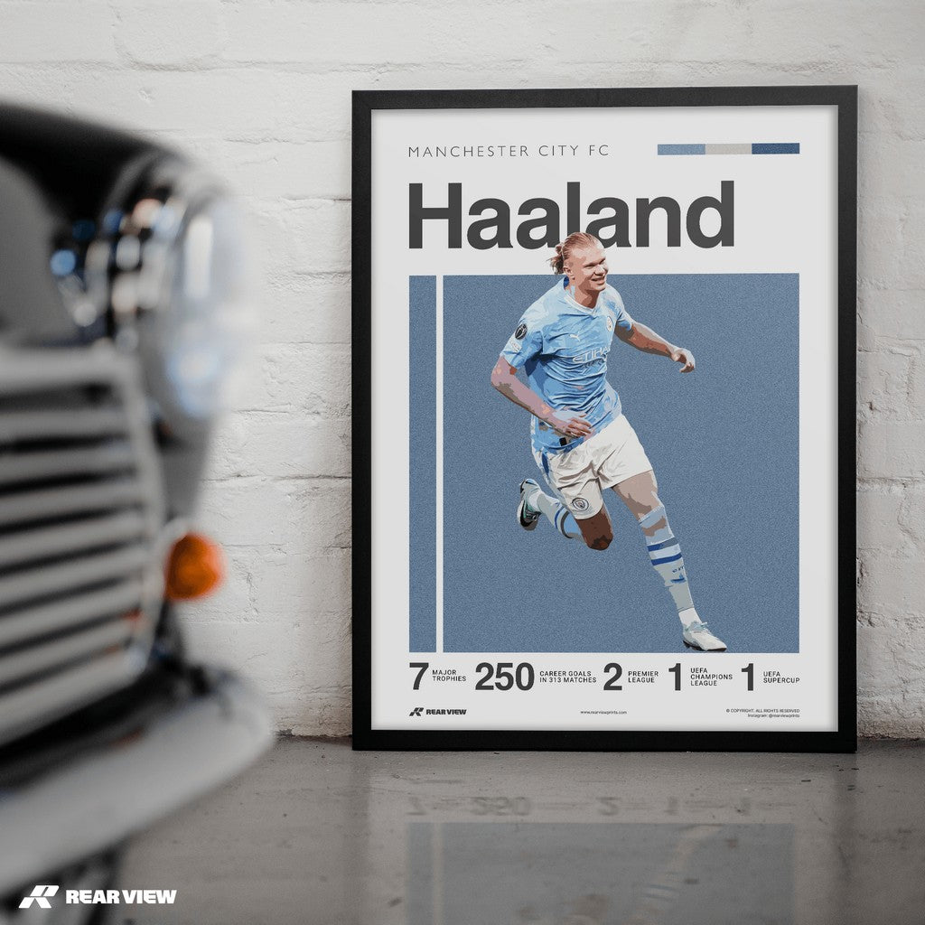 Goal Surge – Haaland Art Print