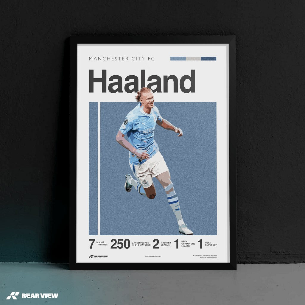Goal Surge – Haaland Art Print