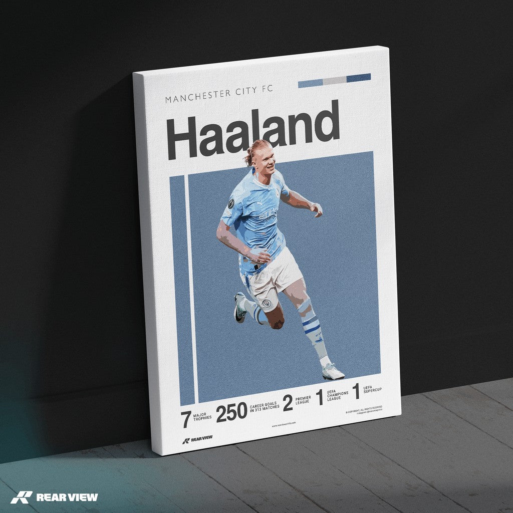 Goal Surge – Haaland Art Print