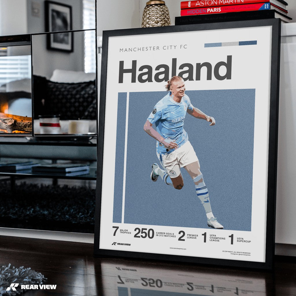 Goal Surge – Haaland Art Print