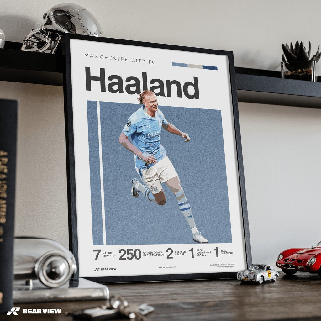 Goal Surge – Haaland Art Print