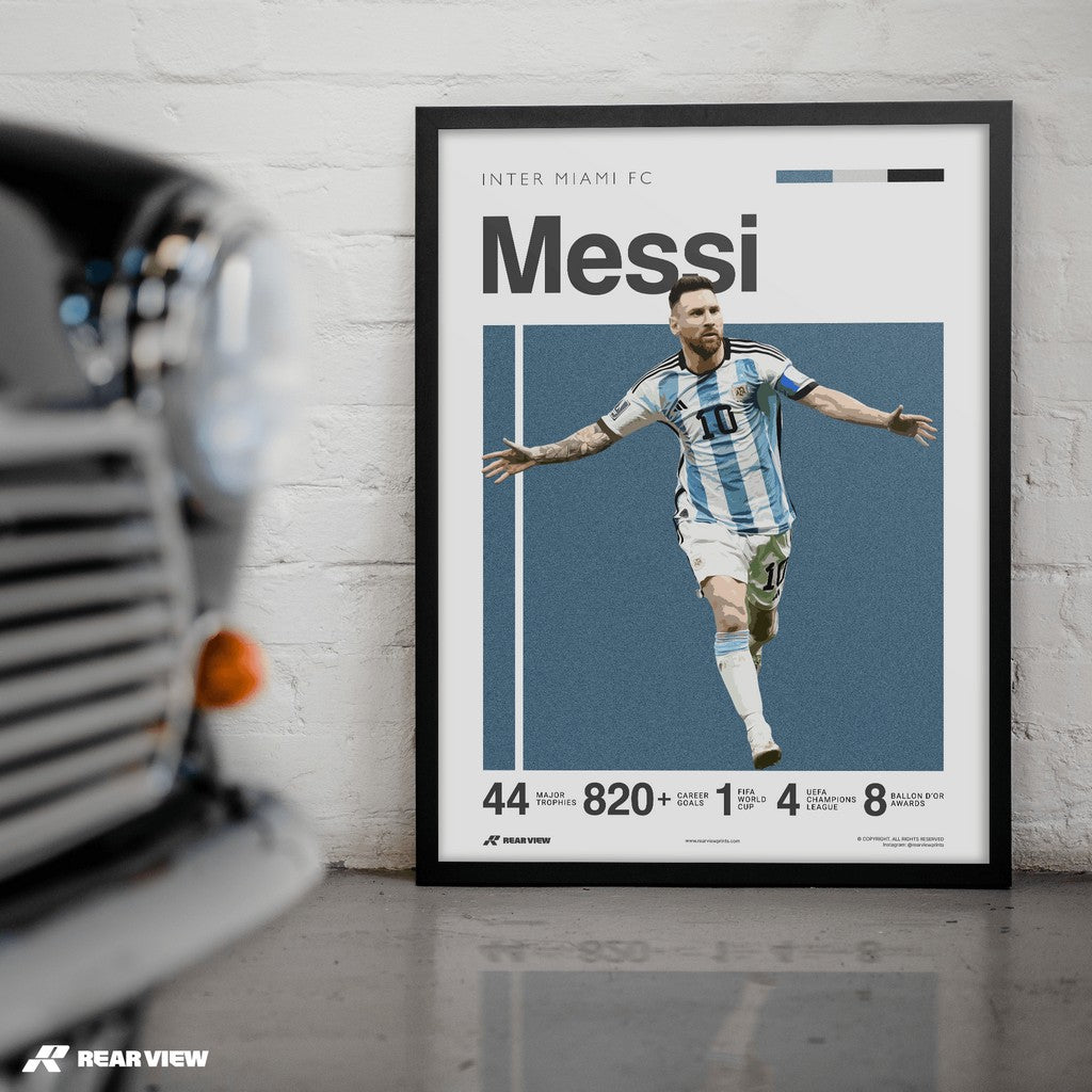 Rosario Spielmacher - Messi Kunstdruck