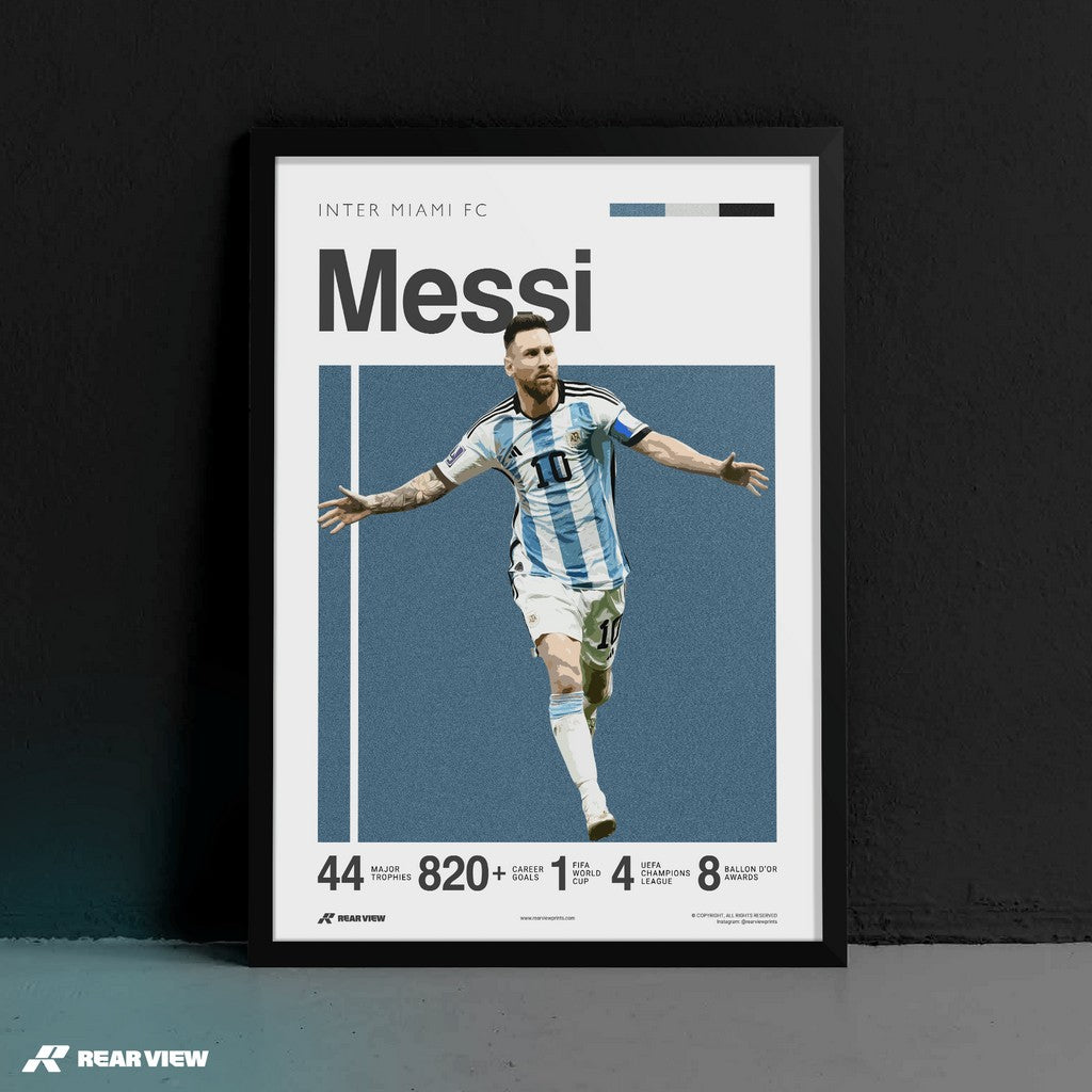 Rosario Spielmacher - Messi Kunstdruck