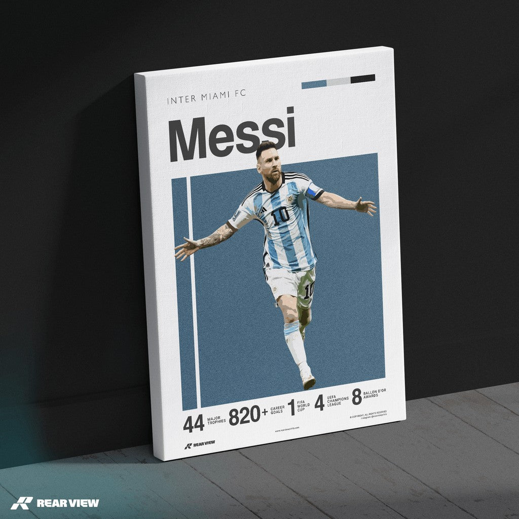 Rosario Spielmacher - Messi Kunstdruck