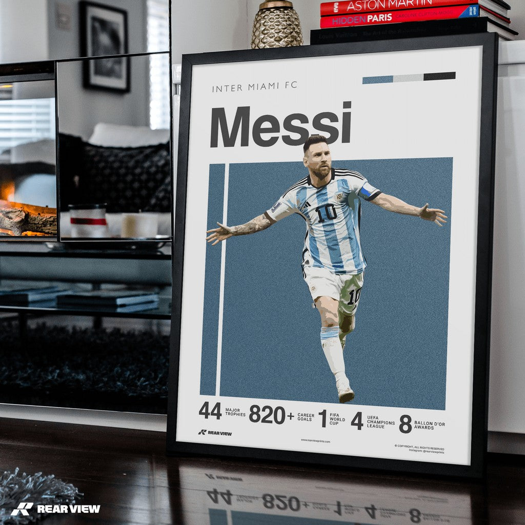 Rosario Spielmacher - Messi Kunstdruck