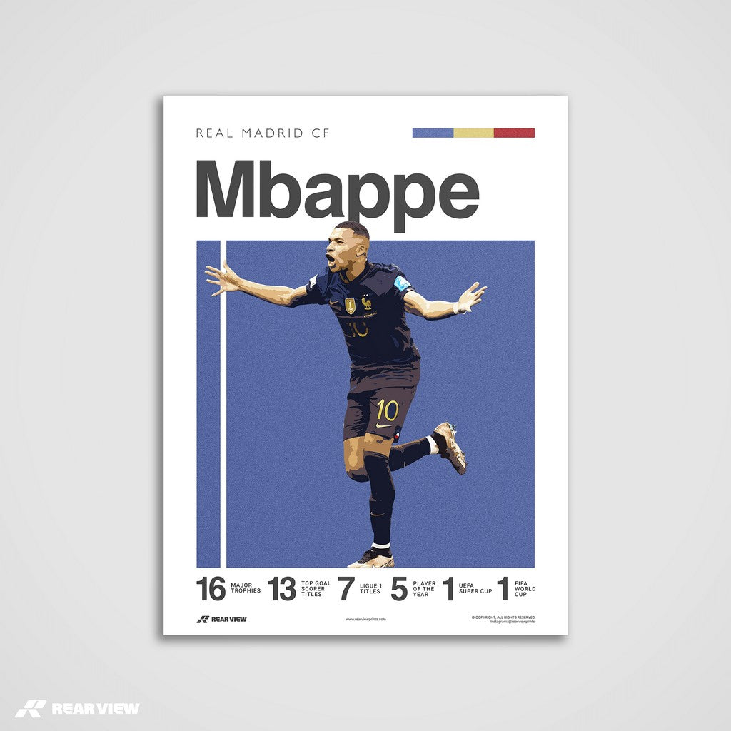 Madrid Forward - Mbappé Art Print