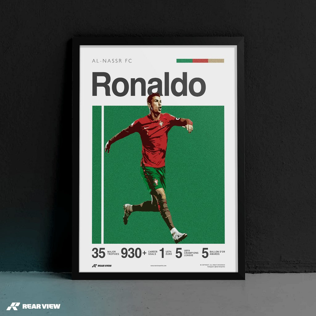 Goal Machine - Ronaldo Art Print
