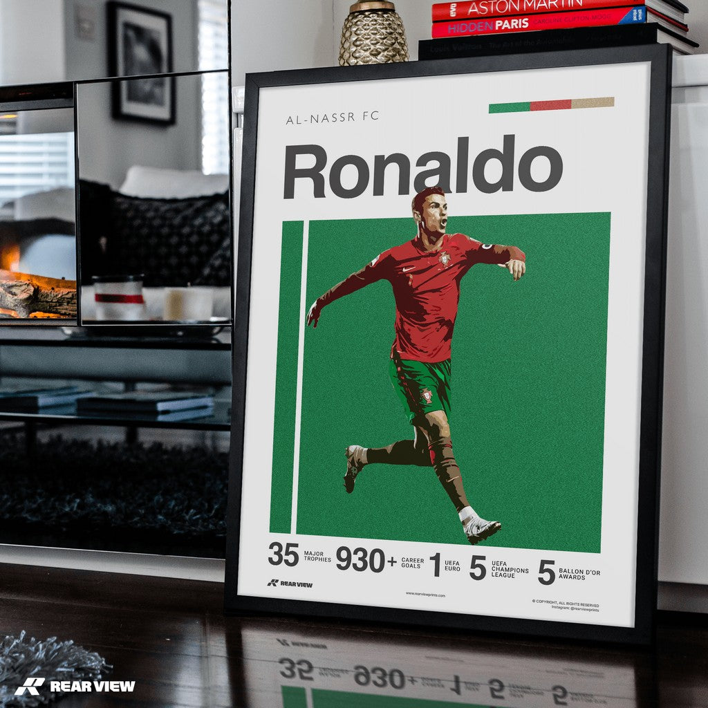 Goal Machine - Ronaldo Art Print