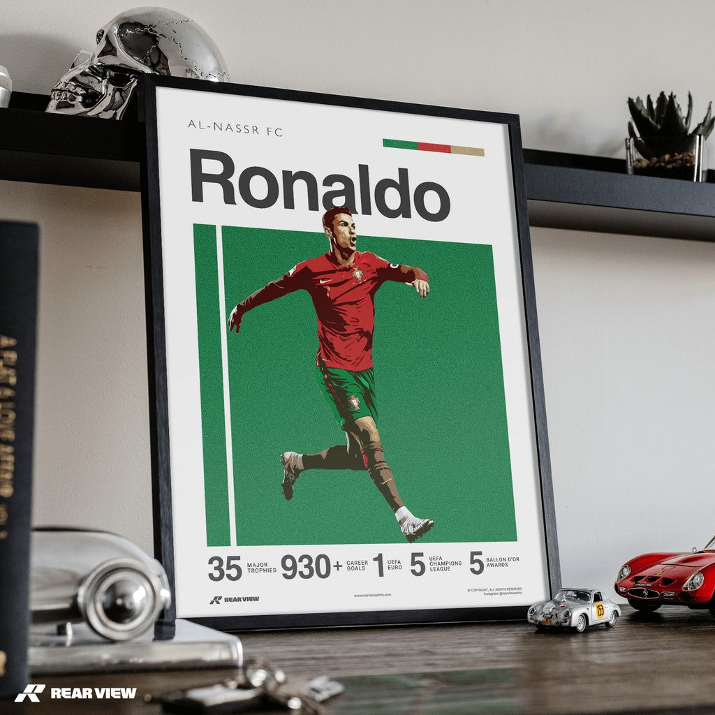 Goal Machine - Ronaldo Art Print