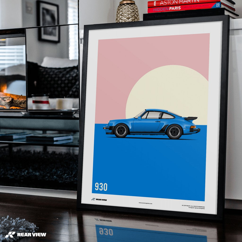 Turbogeladene Klasse - 911 930 Turbo Kunstdruck
