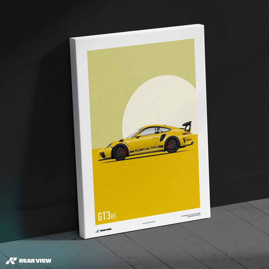 High-Performance Vintage - 911 GT3 Kunstdruck