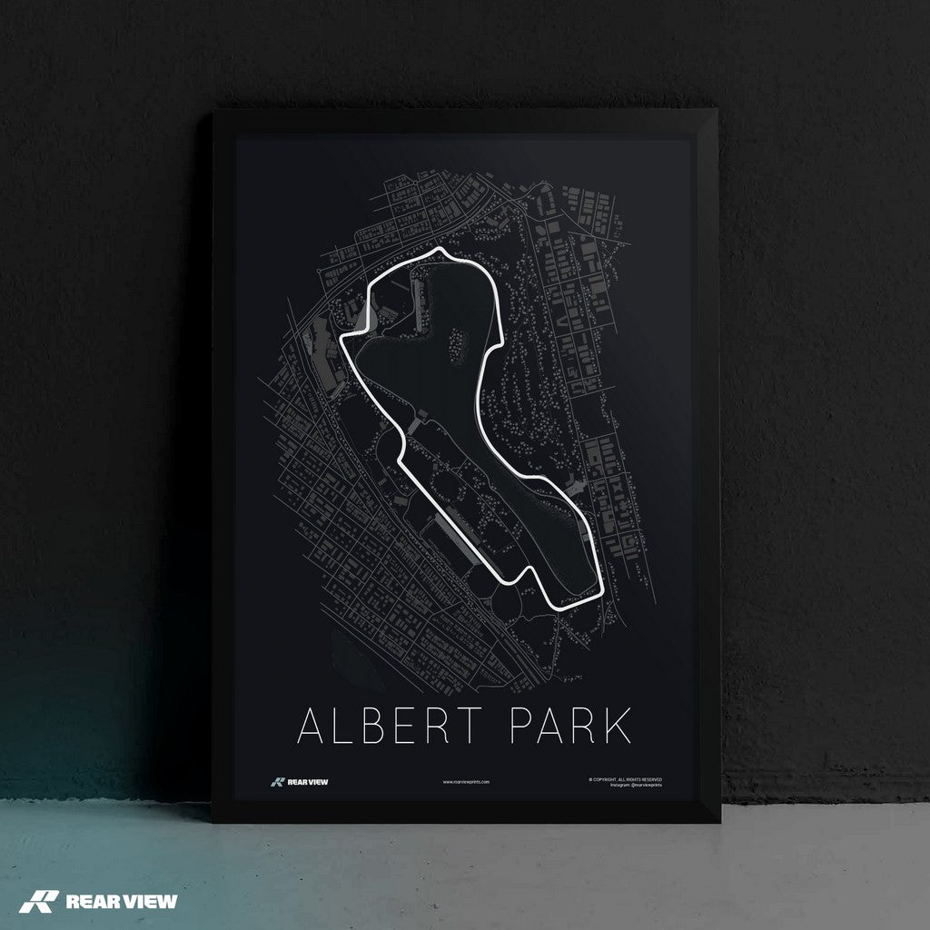 Lagoon Racing - Albert Park Track Art Print