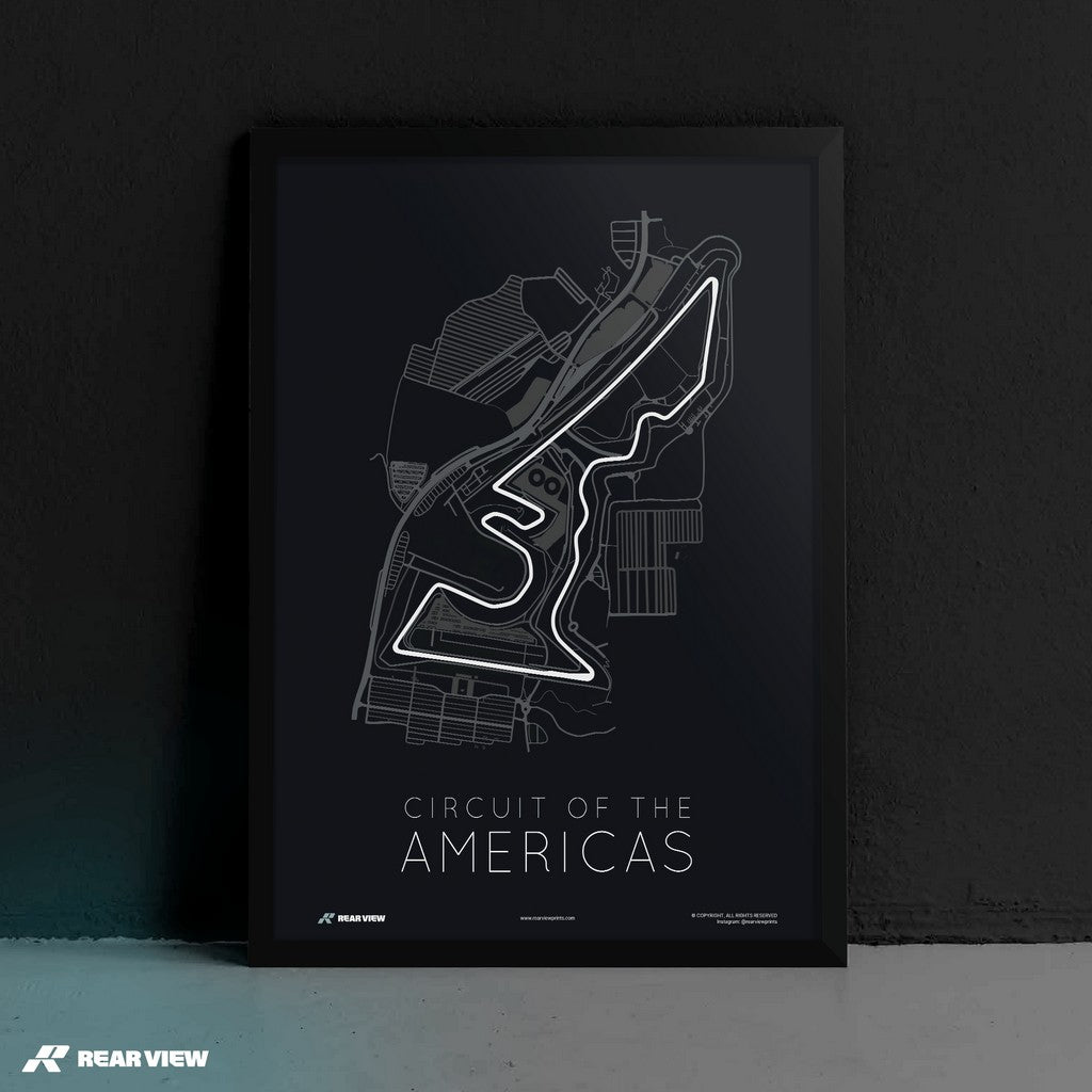 Circuit of the Americas - Track Art Print