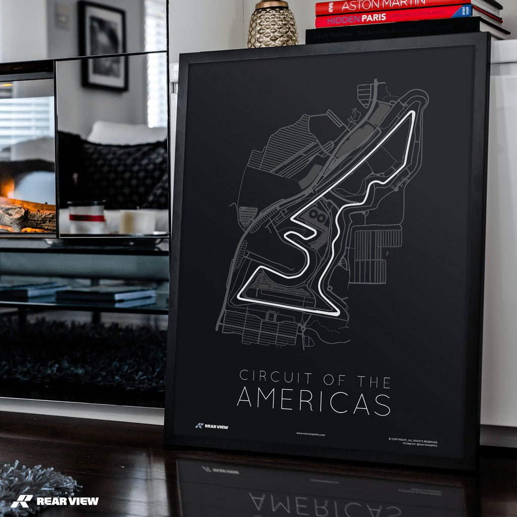 Circuit of the Americas - Track Art Print