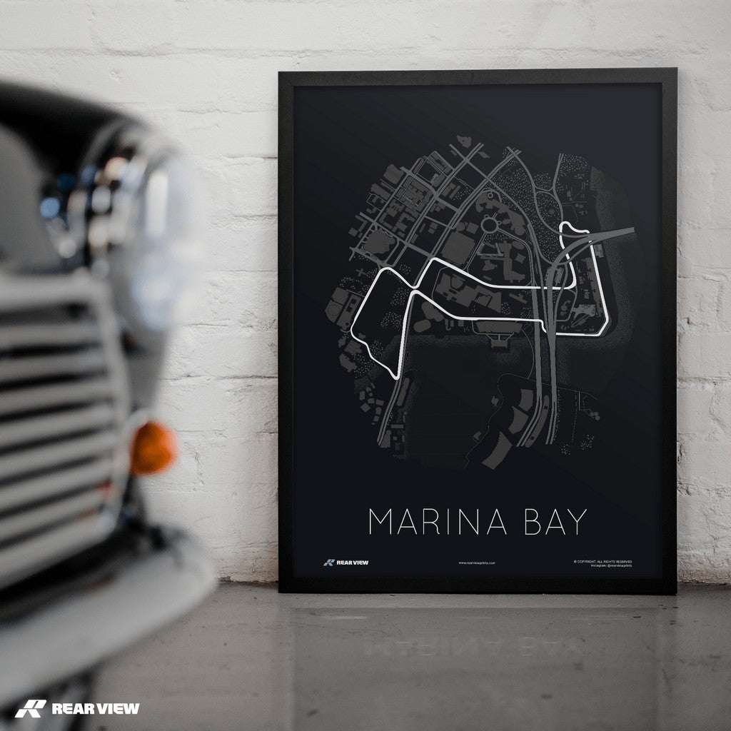 Rhythm of the Night – Marina Bay Track Art Print
