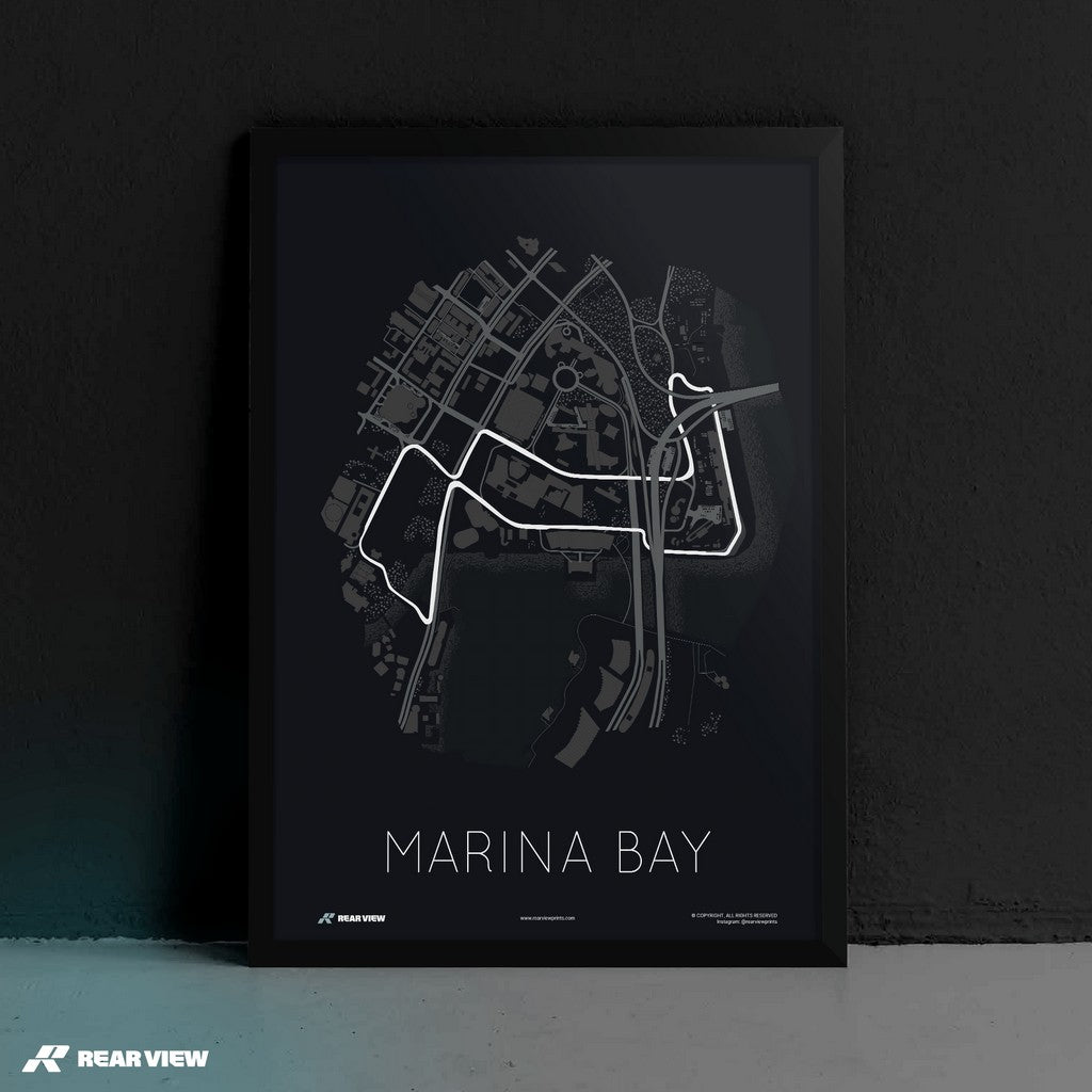 Rhythm of the Night – Marina Bay Track Art Print