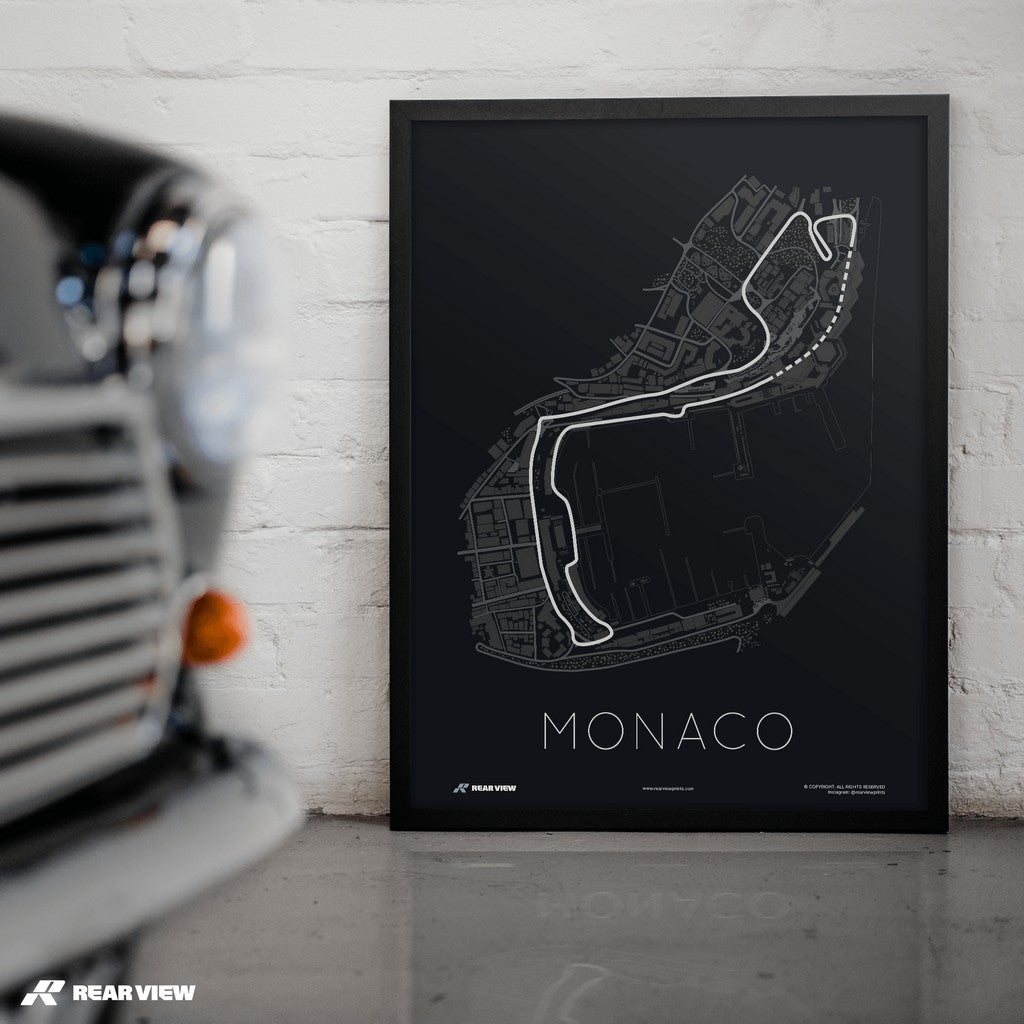 The Stage of Real Sport - Monaco Track Art Print