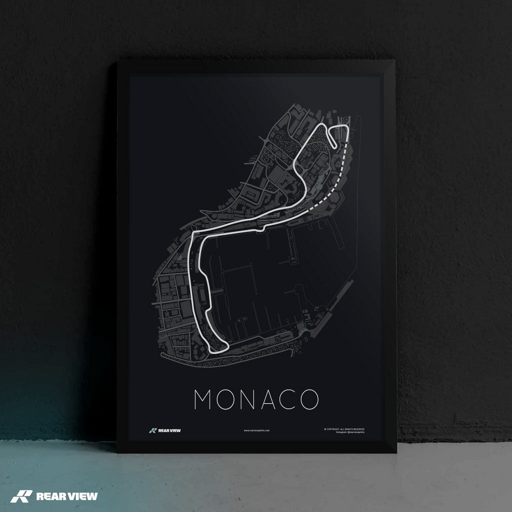 The Stage of Real Sport - Monaco Track Art Print