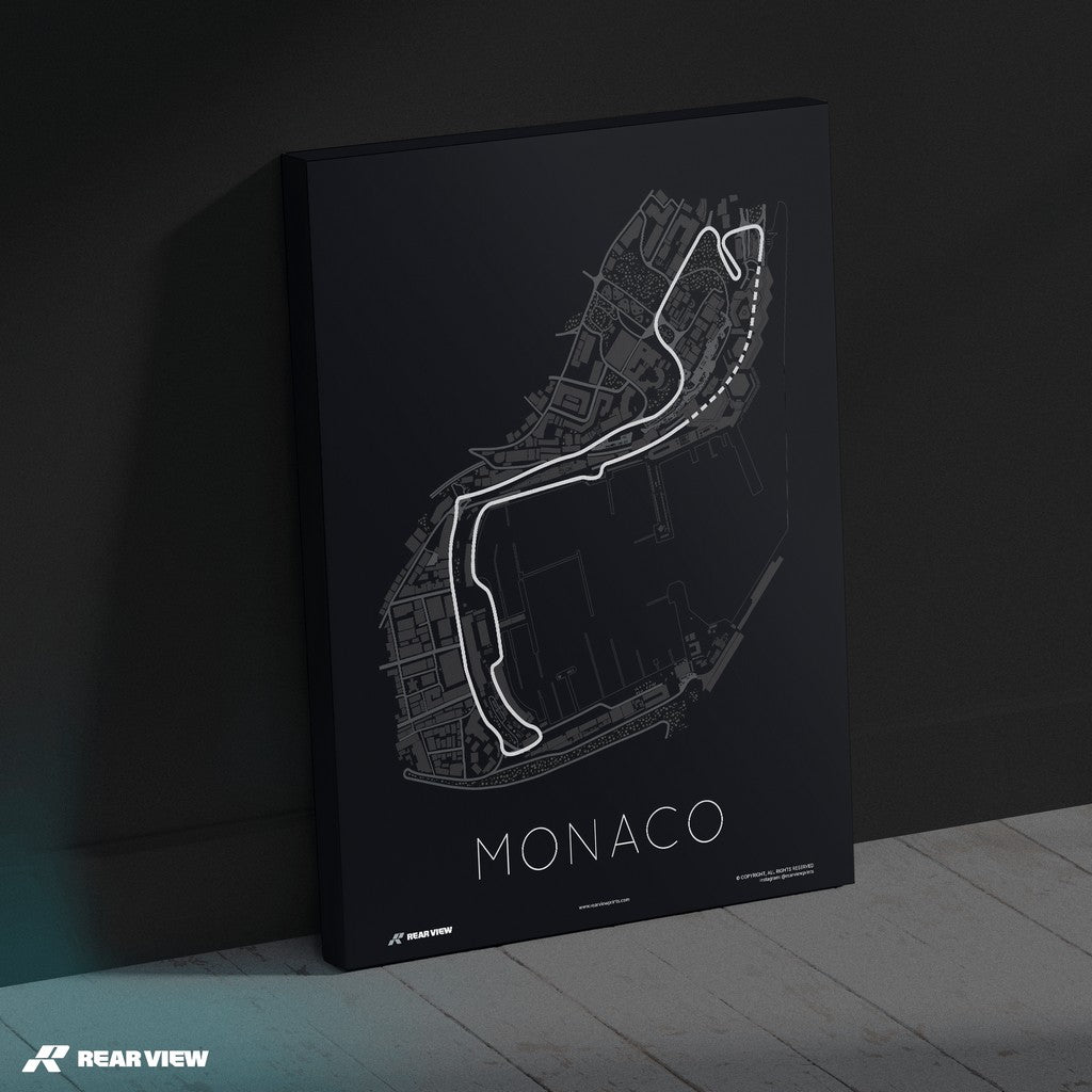 The Stage of Real Sport - Monaco Track Art Print