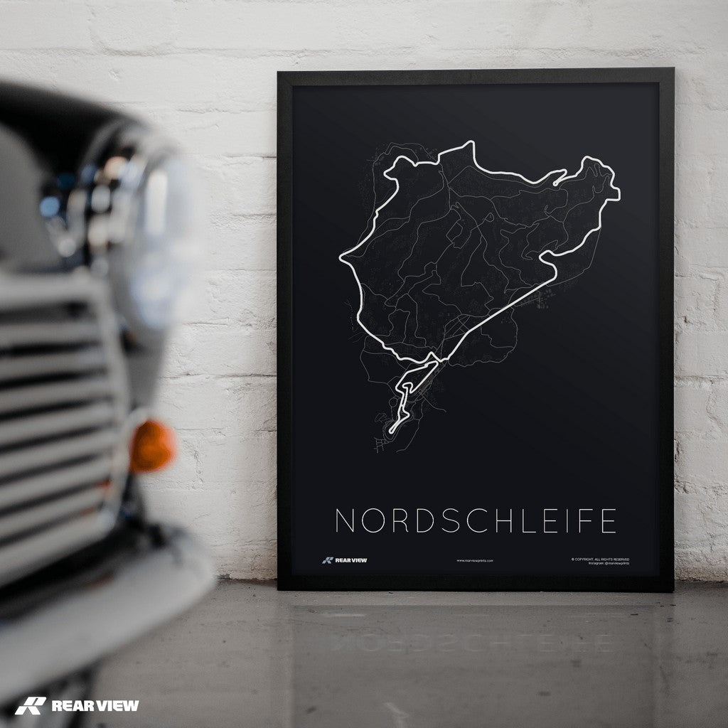 The Green Hell - Nordschleife Track Art Print