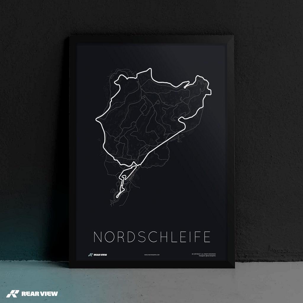 The Green Hell - Nordschleife Track Art Print